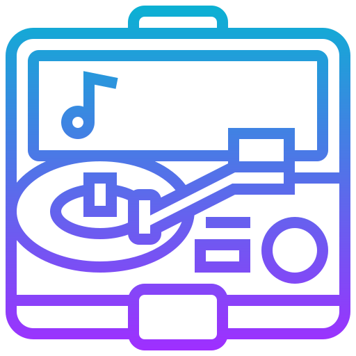 Record player biểu tượng