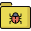 Infected folder icon 64x64