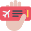 Plane ticket icon 64x64