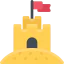 Sand castle ícono 64x64