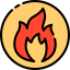 Легковоспламеняющийся иконка 64x64
