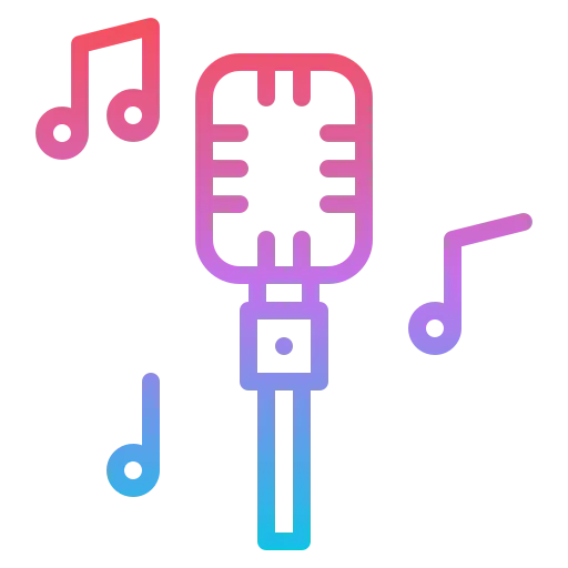 Singing icon
