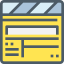Clapperboard icon 64x64
