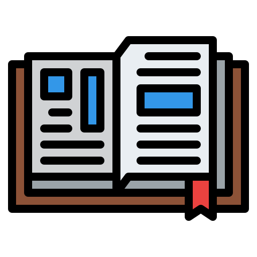 Reading book icon