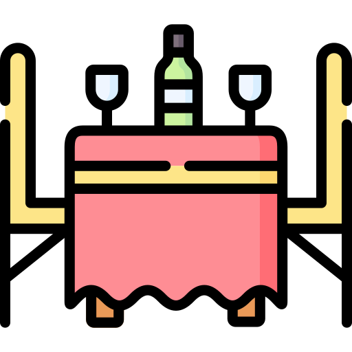Dinner table icon
