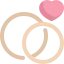 Wedding rings icon 64x64