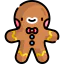 Gingerbread man icon 64x64