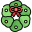 Christmas wreath icon 64x64