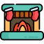 Fireplace icon 64x64