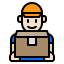 Delivery man Symbol 64x64