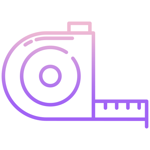 Measuring tape icon