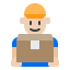 Delivery man Symbol 64x64