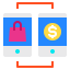 Mobile shopping icon 64x64