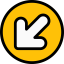 Diagonal arrow 图标 64x64