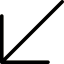 Диагональная стрелка иконка 64x64