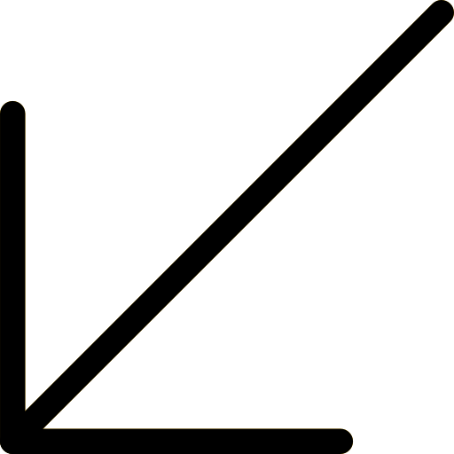 Diagonal arrow icon