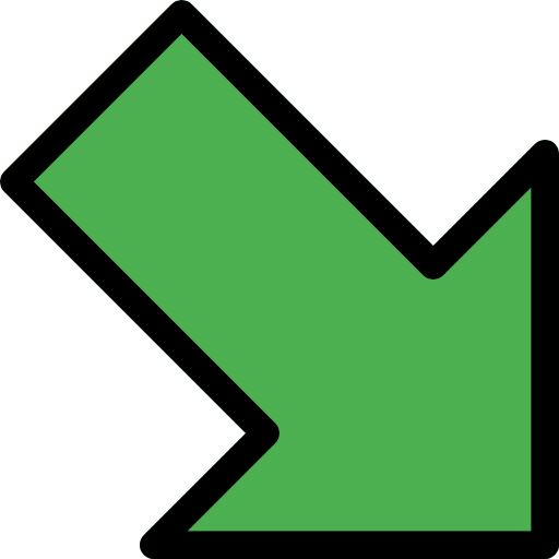 Diagonal arrow icon