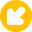 Diagonal arrow 图标 64x64