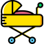 Baby stroller icon 64x64