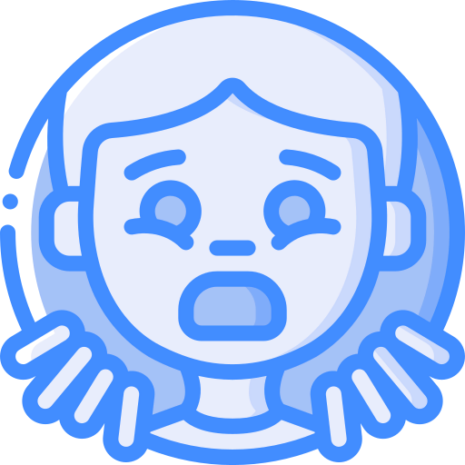 Scared icon