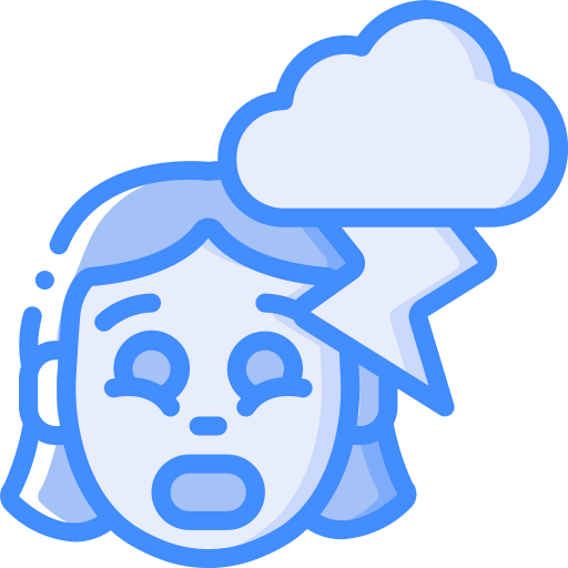 Scared icon