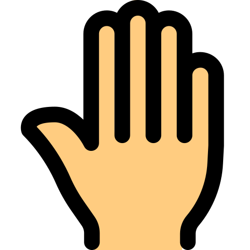 Open hands Ikona