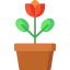 Flower pot icon 64x64