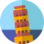 Leaning tower of pisa アイコン 64x64