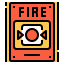 Fire alarm icon 64x64