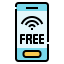 Free wifi icon 64x64