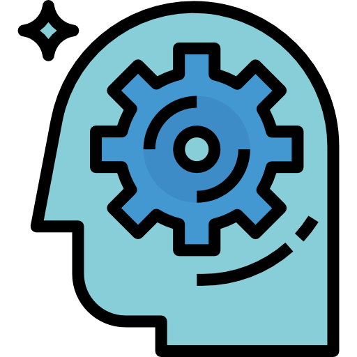 Brain process icon