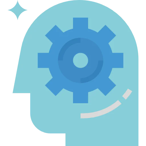 Brain process icon