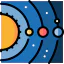Solar system icon 64x64