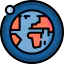 Planet earth icon 64x64