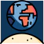 Planet earth icon 64x64