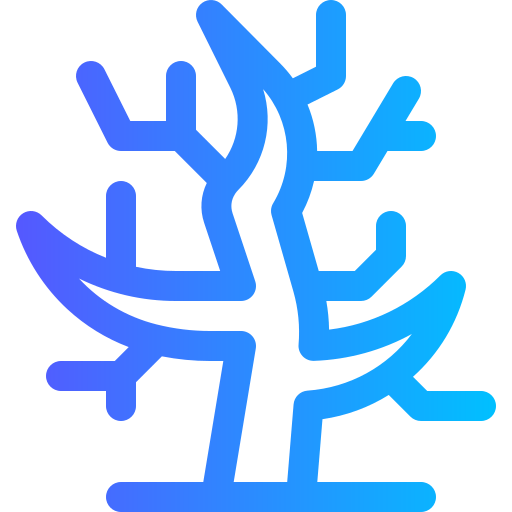 Dry tree icon