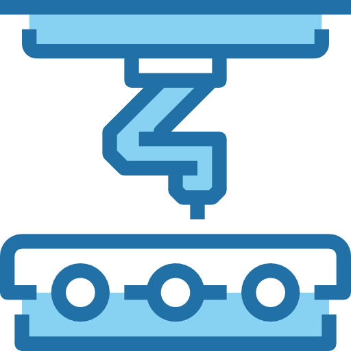 Robot arm icon