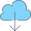 Cloud computing icon 64x64