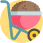 Wheelbarrow icon 64x64