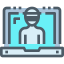 Laptop Symbol 64x64