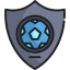 Football shield icon 64x64