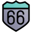 Route 66 アイコン 64x64