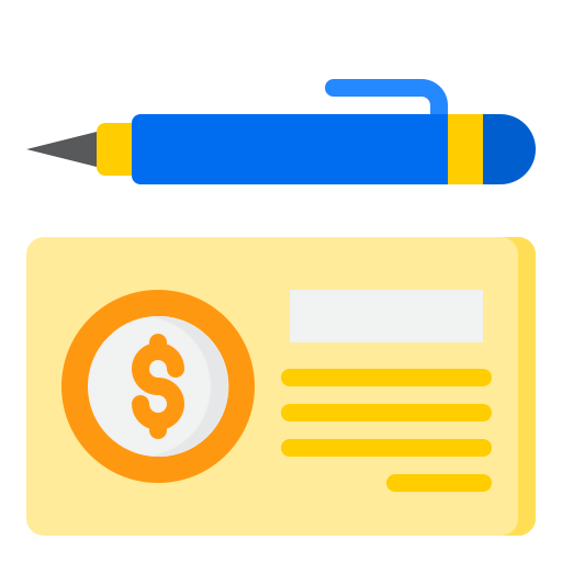 Cheque icon