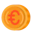 Euro coin icon 64x64