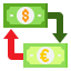 Money exchange icon 64x64