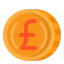 Pound money icon 64x64