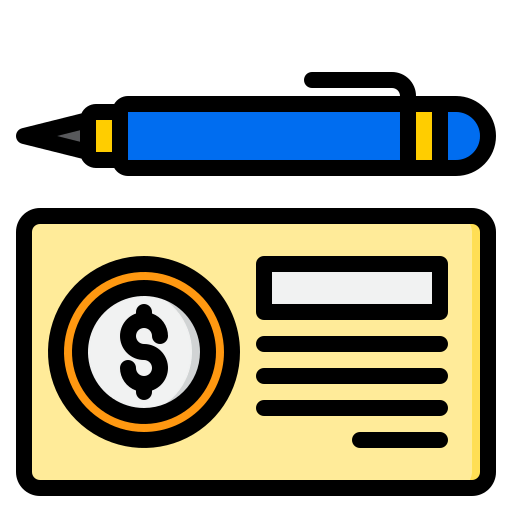 Cheque icon