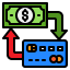 Money exchange icon 64x64
