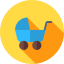 Baby stroller icon 64x64
