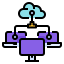 Cloud service icon 64x64